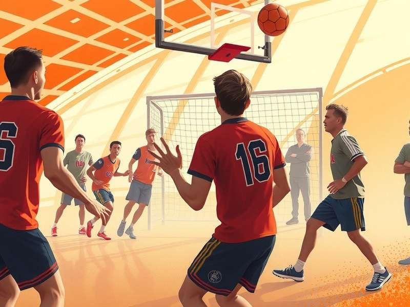 Intuitive swipe controls for mobile handball Intense Handball Contest Control Scheme